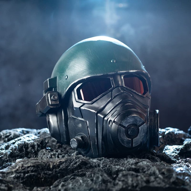 Xcoser Nexthops Veteran Ranger Riot Armor 4 Cosplay Helmet Mask in Resin Full Head with Red PVC Lenses on the Eyes Hallo - Image 5
